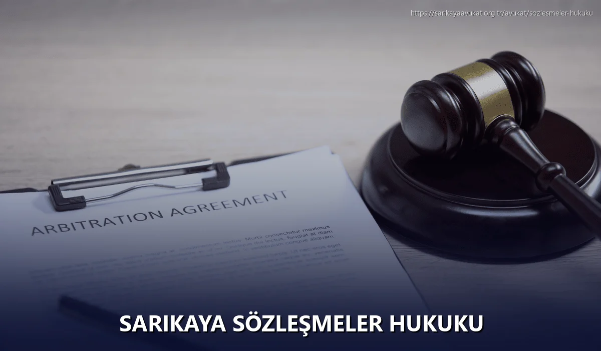 Sarikaya Sözleşmeler Hukuku